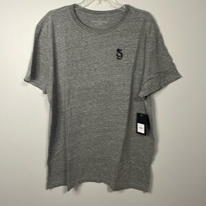 Spiritual Gangster Gray SG Logo Embroidered Tshirt Size XXL NWT